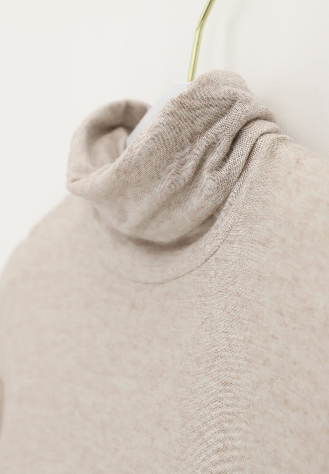 Oroblu - Oroblu Perfect Line Cashmere Turtleneck Top Vobt67057 - Beige Top 