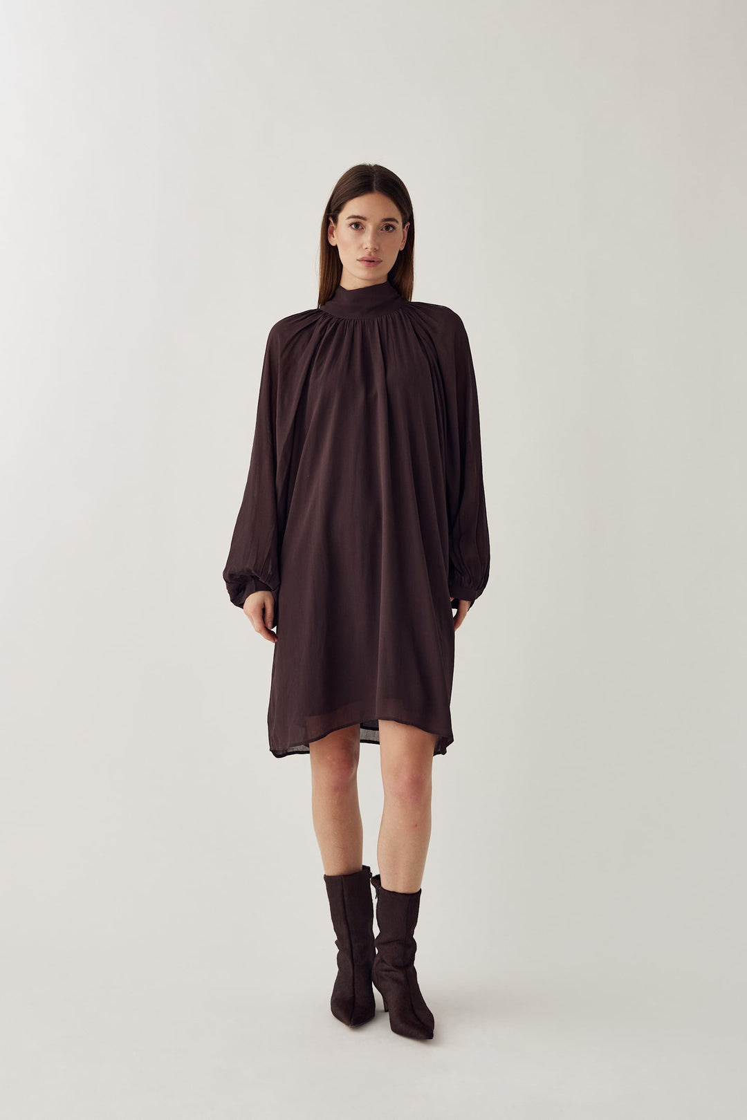 Noella - N-Lorenia Dress 14230003 - 674 - Chocolate