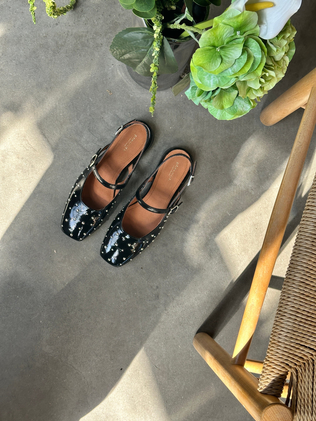 Phenumb Copenhagen - Advance P Leather Patent PB-P2415 - Black Ballerinaer 
