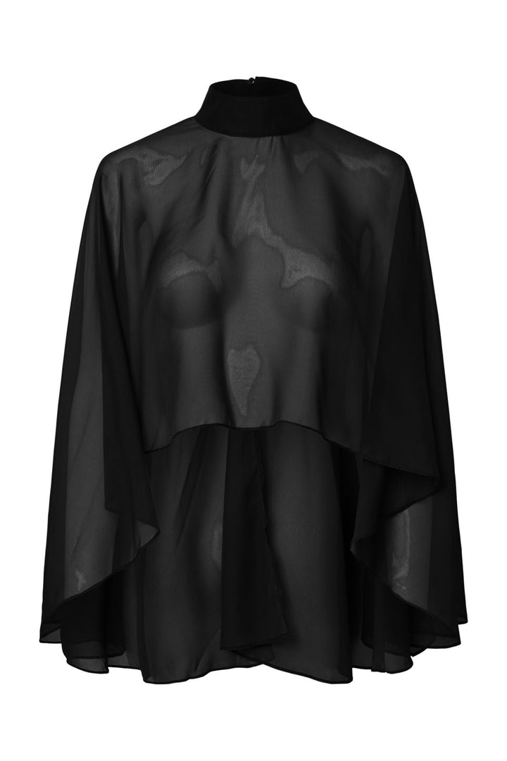 Pieces - Pcabia High Neck Cape - 5205161 Black
