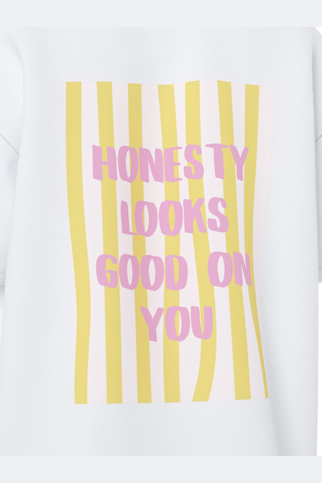 Pieces - Pcalifi Fasttrack Ss Oversize Tee - 4988805 Bright White Honesty Looks Good On You