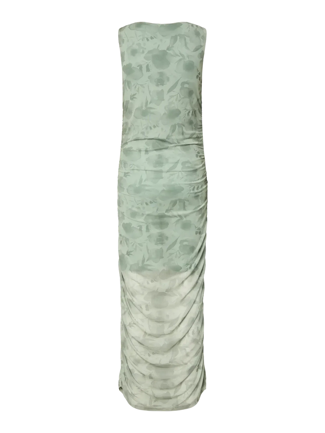 Pieces - Pcally Sl Boatneck Ankle Dress - 5065905 Woodbine Flowers Kjoler 