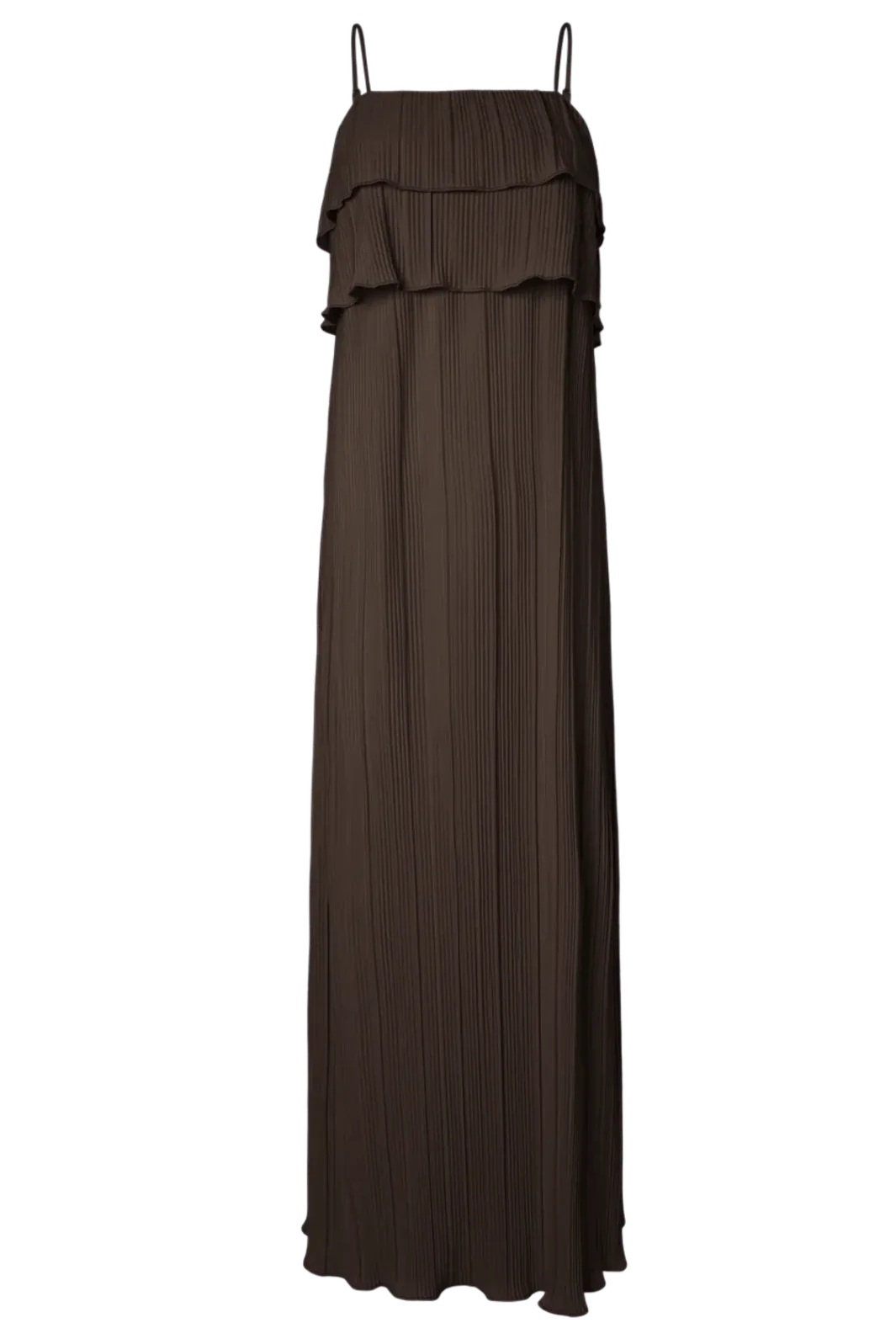 Pieces - Pcamber Sl Ankle Layred Dress Kca - 5104446 Hot Fudge Kjoler 