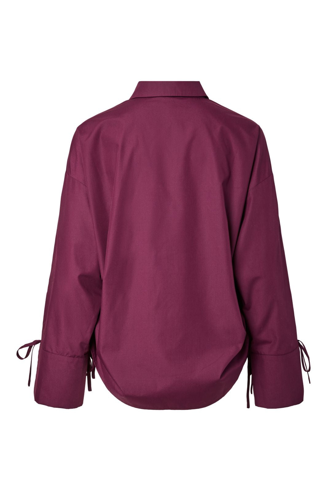 Pieces - Pcanni Ls Loose Shirt Wvk Kca - 5037055 Dark Purple