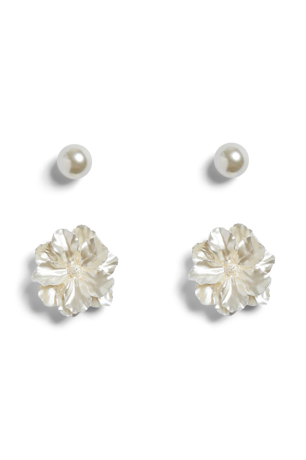 Pieces - Pcbetin Earrings 2-Pack - 4928341 Golden Colour