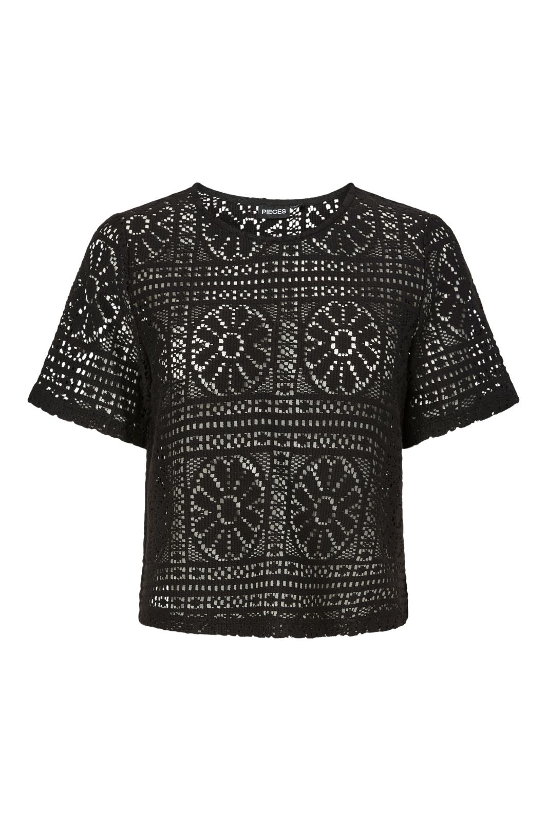 Pieces - Pcbonnie Ss Top - 4938849 Black