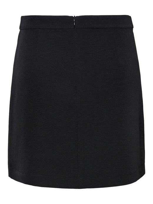 Pieces - Pcbozzy Slit Skirt - 4543165 Black Nederdele 