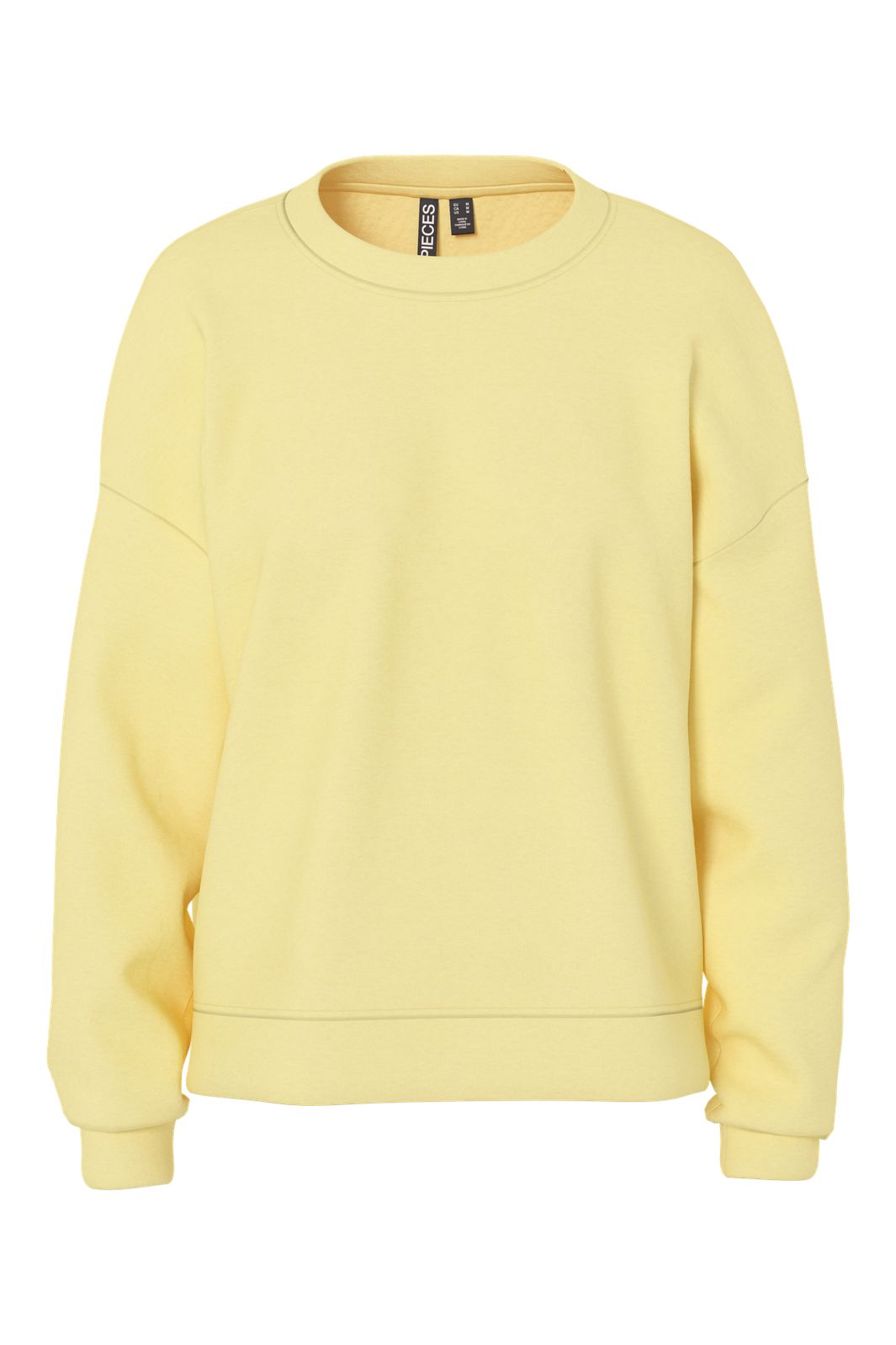 Pieces - Pcchilli Ls Loose Sweat - 4962648 Pale Banana