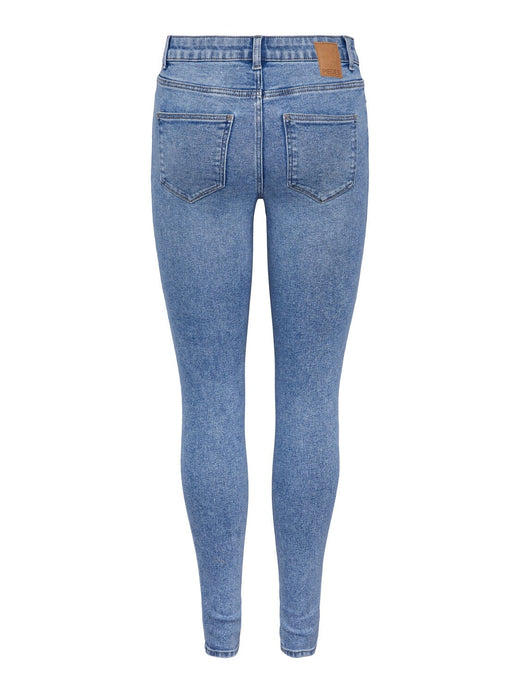 Pieces, Pcdana Mw Skinny Jeans Lb302, Light Blue Denim