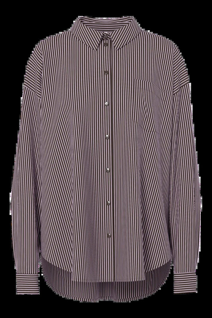 Pieces - Pcemmy Ls Loose Shirt - 5095255 Delicioso Pink Tulle Skjorter 