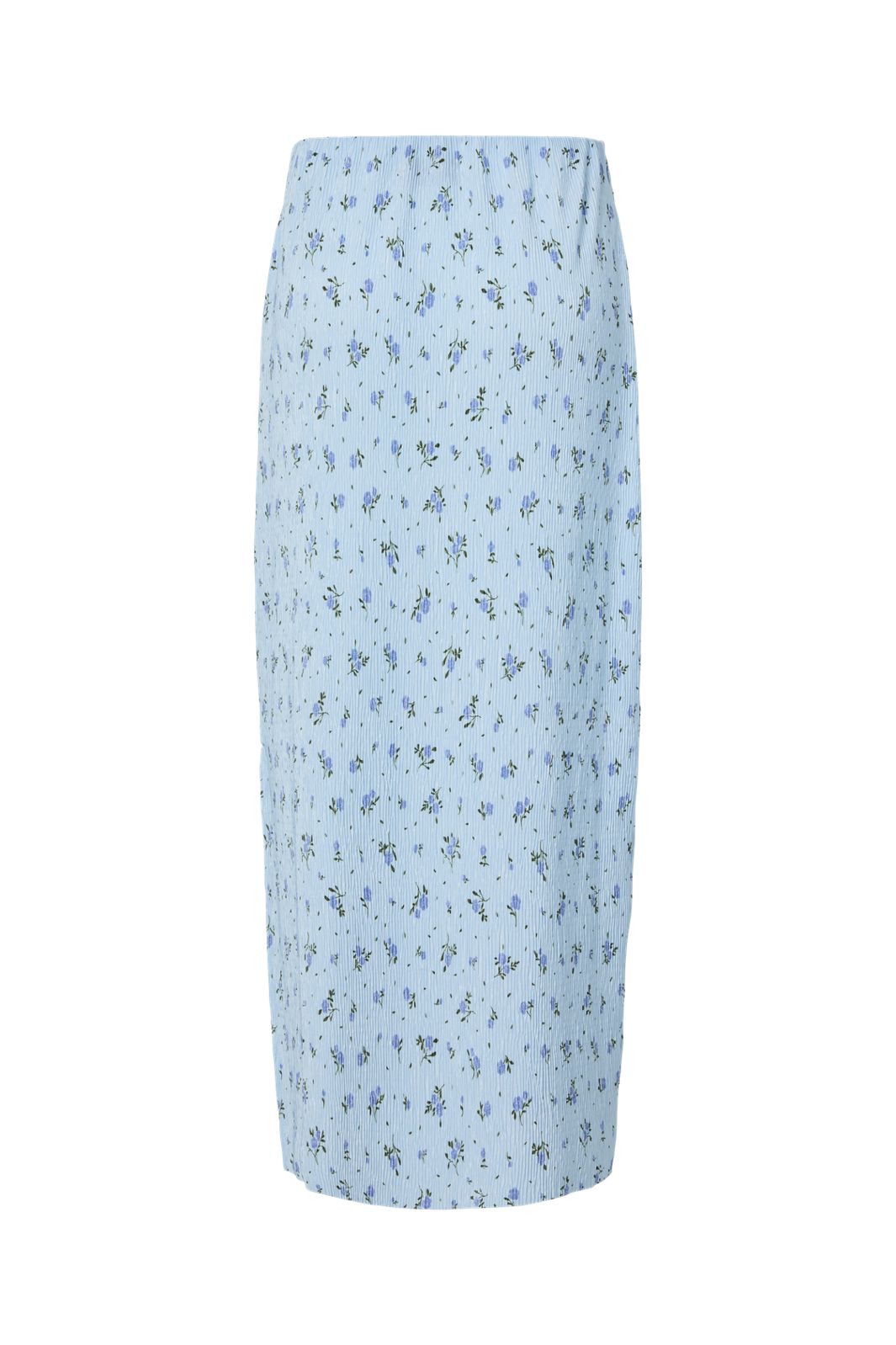Pieces - Pcflora Ankle Skirt Msa - 4976250 Cashmere Blue Blue Flowers