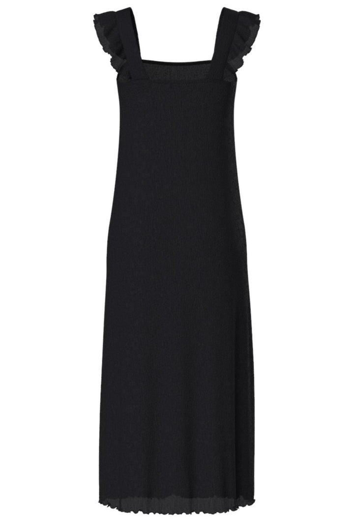 Pieces - Pcflora Strap Flounce Dress - 4699187 Black