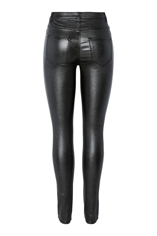 Pieces - Pchighskin Wear Glitter Jeggings - 4789721 Black Glitter