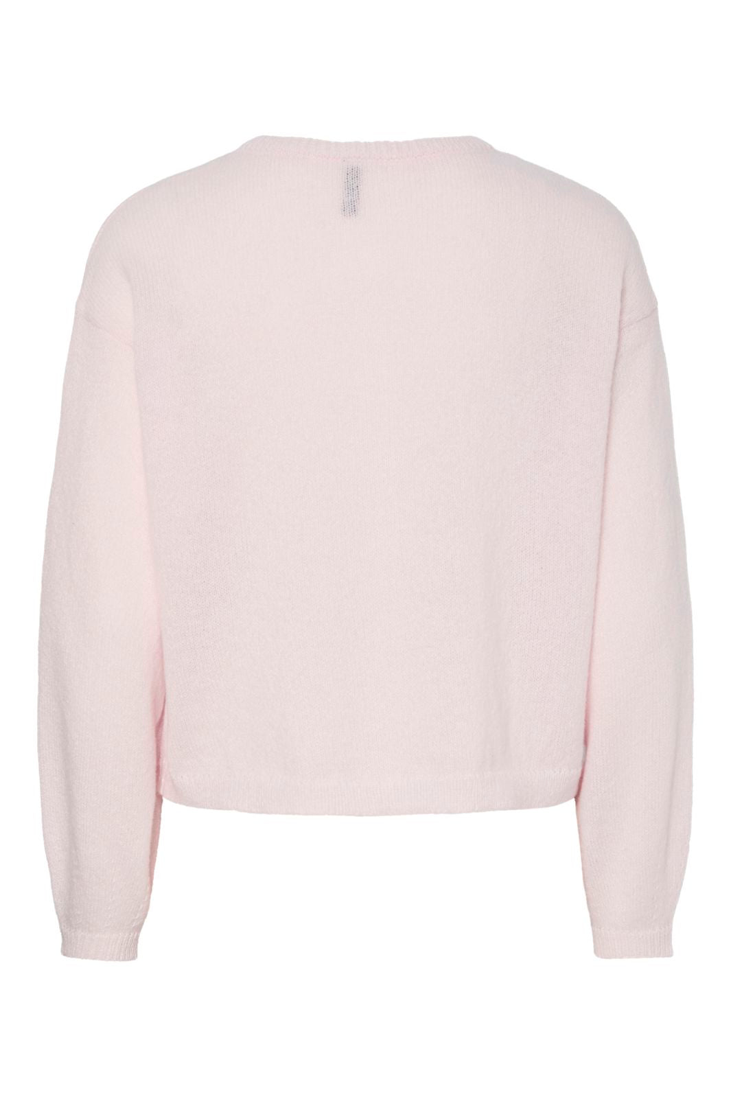 Pieces - Pcida Ls O-Neck Knit Cardigan - 4805039 Pink-A-Boo