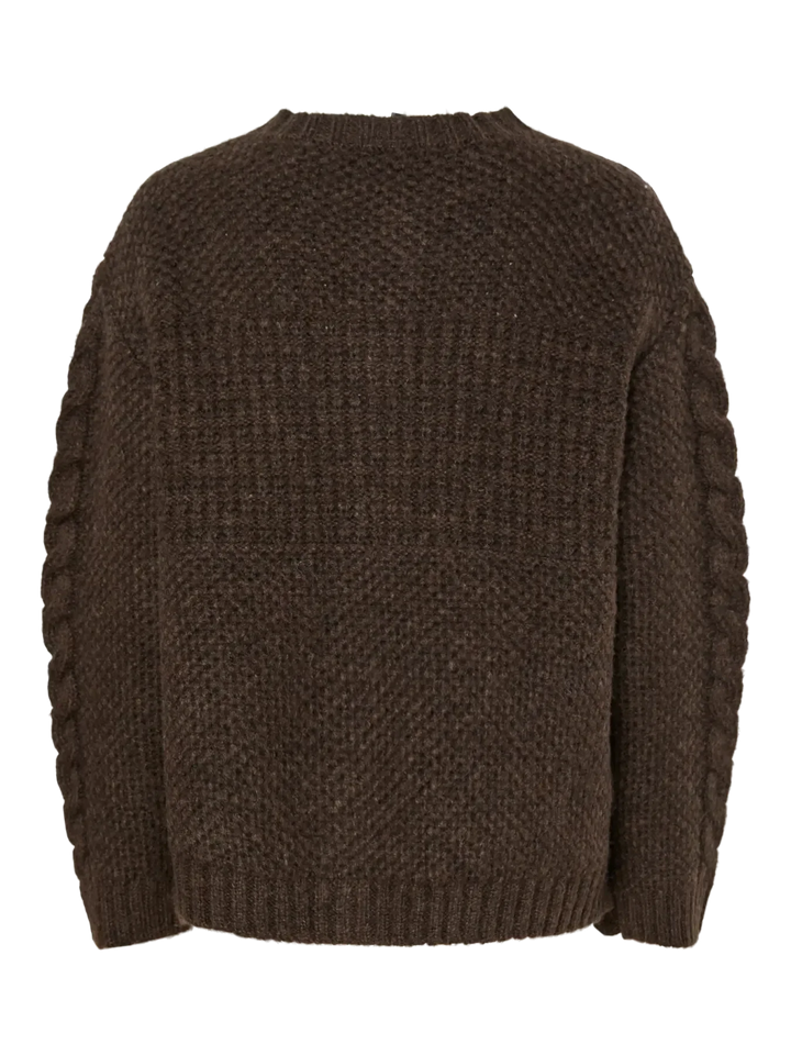 Pieces - Pcjacinthe Ls O-Neck Knit Cardigan Mpa B - 4819995 Morel Cardigans 