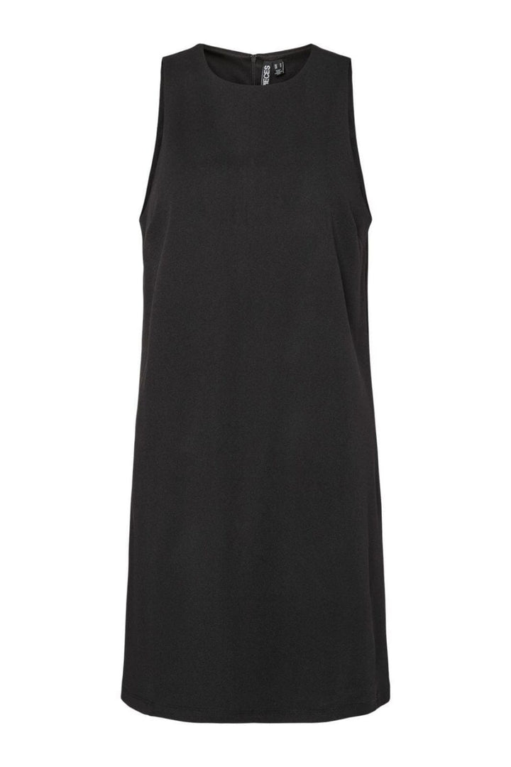 Pieces - Pcjosella Sl O-Neck Short Dress - 4866900 Black