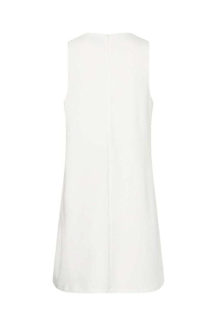 Ennakkotilaus - Pieces - Pcjosella Sl O-Neck Short Dress - 4866904 Bright White