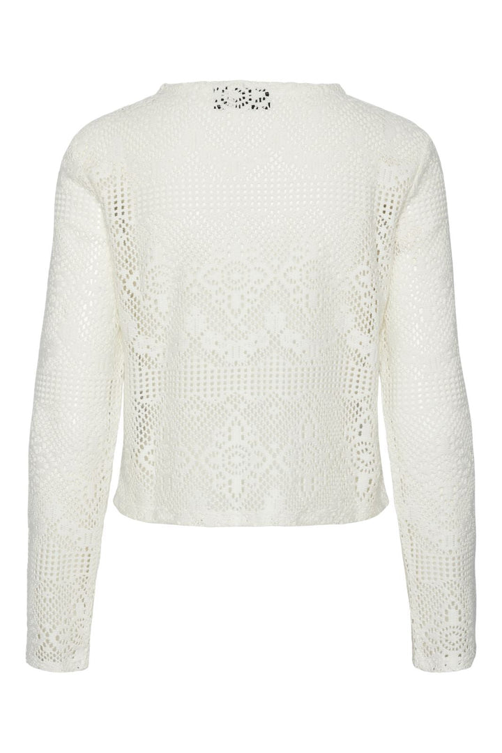 Pieces - Pckaddi Ls Cardigan - 4547090 Cloud Dancer