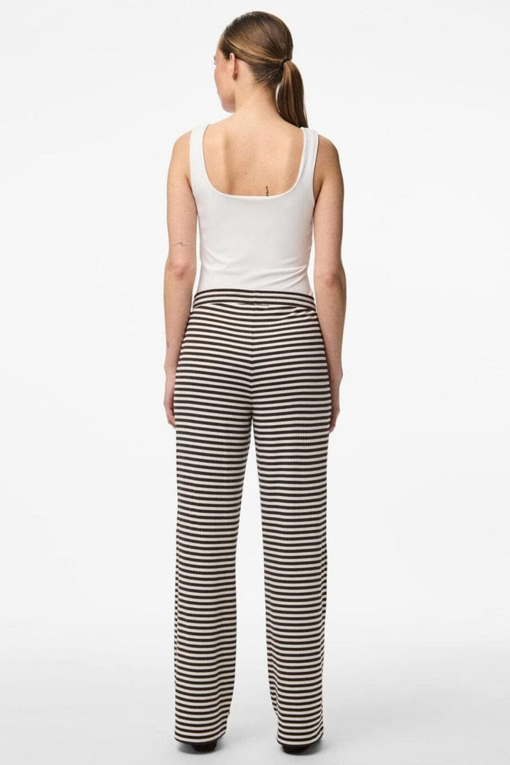 Pieces - Pclaya Wide Pants - 4899476 Chicory Coffee Coconut Milk