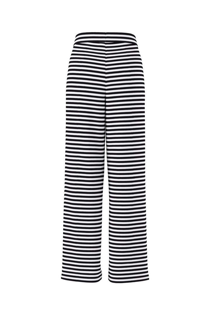 Pieces - Pclaya Wide Pants - 5066506 Black Bright White