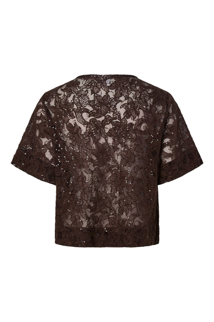 Pieces - Pclouise 2/4 V-Neck Tie Top - 5038956 Delicioso