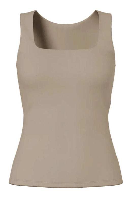 Pieces - Pclula Sl Reversible Tanktop - 4897665 Greige Tank Top 