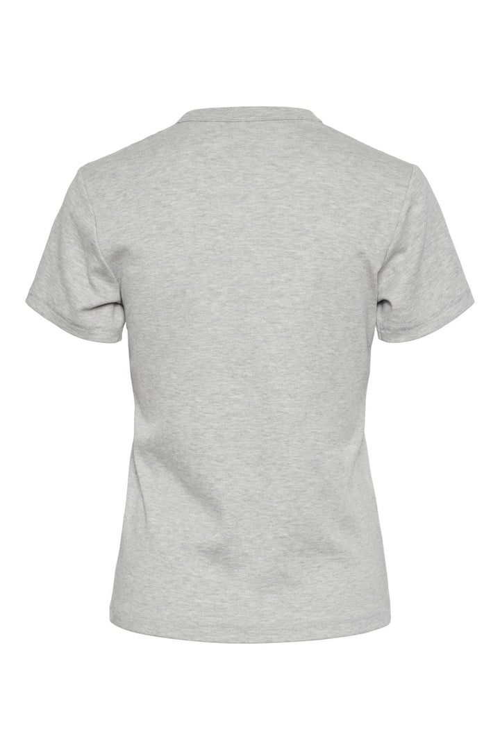 Pieces - Pcmara Ss Tee - 4551144 Light Grey Melange