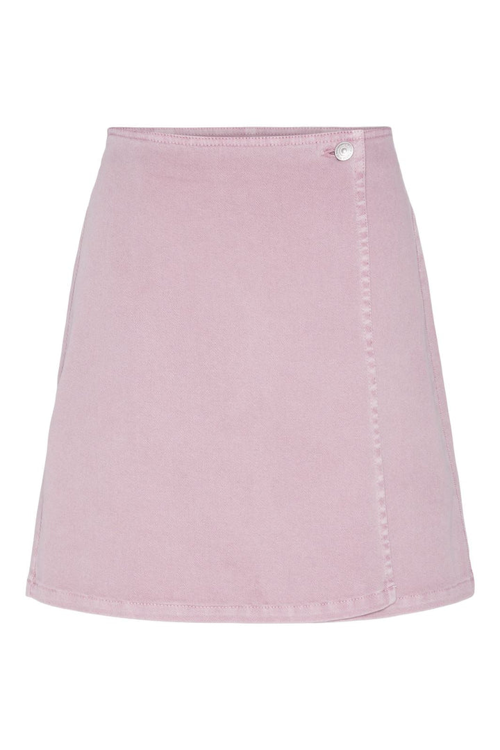 Pieces - Pcmille Short Wrap Skirt Mm - 4664353 Dawn Pink