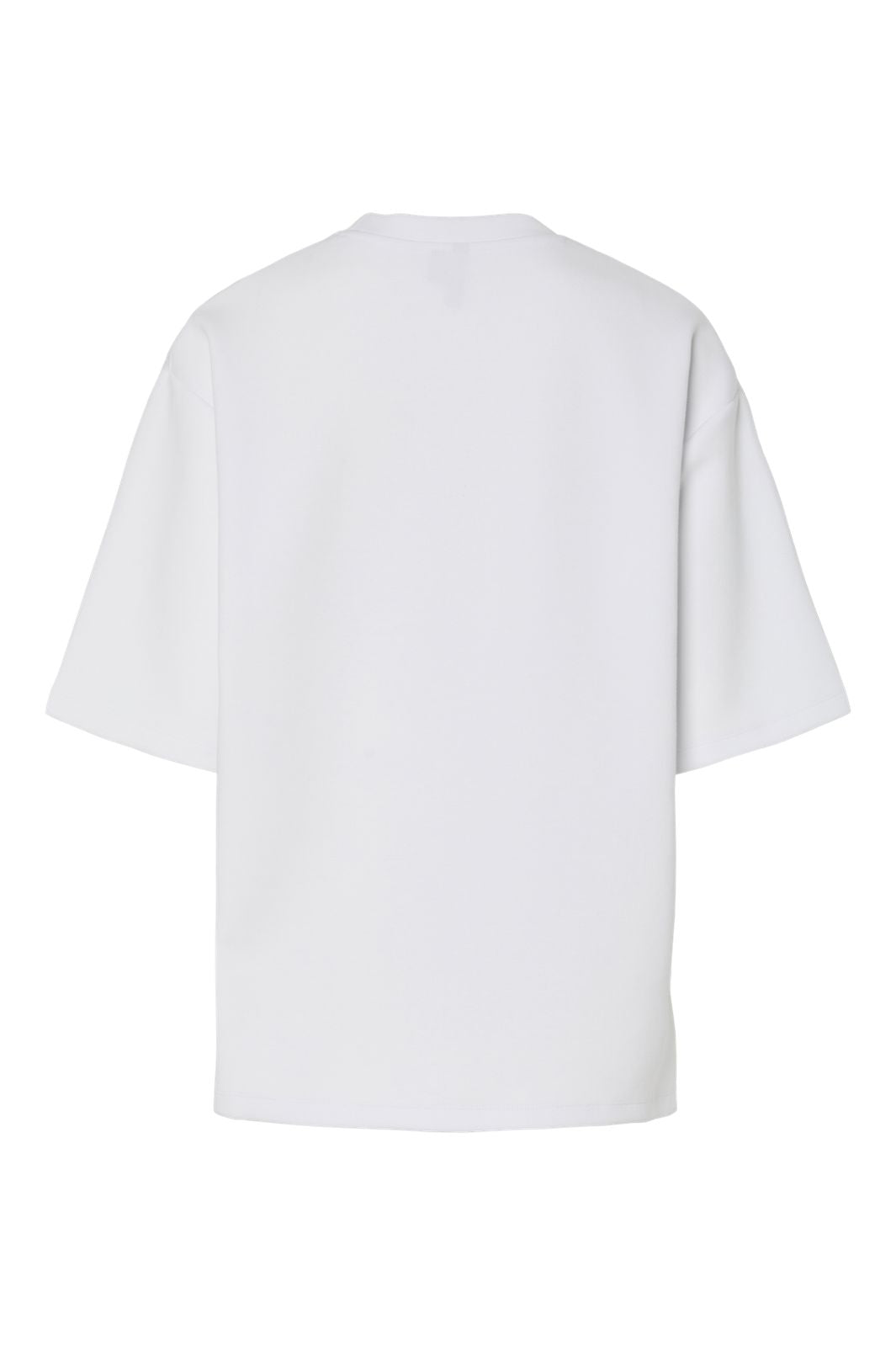 Ennakkotilaus - Pieces - Pcmuna Ss O-Neck Oversize Tee - 4864327 Bright White Black Embroidery