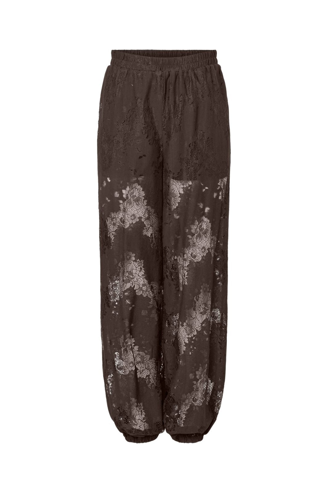 Pieces - Pcnorinne Balloon Pants - 5171275 Hot Fudge