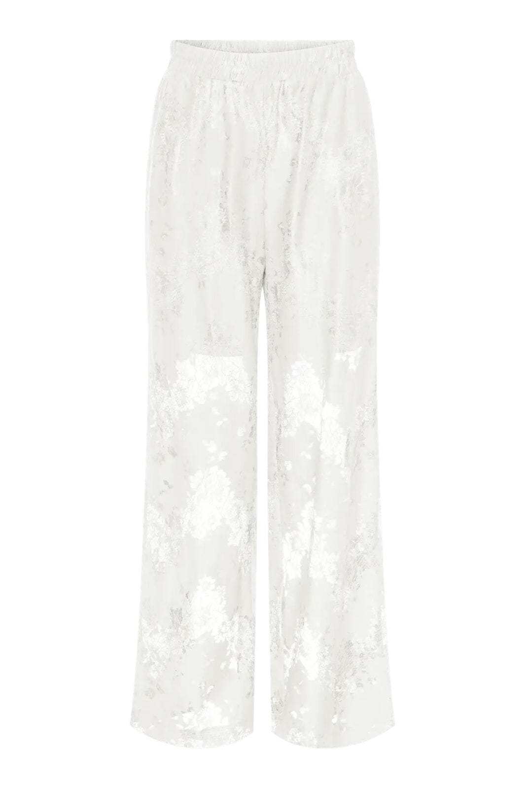 Pieces - Pcnorinne Straight Pants - 4925077 Cloud Dancer
