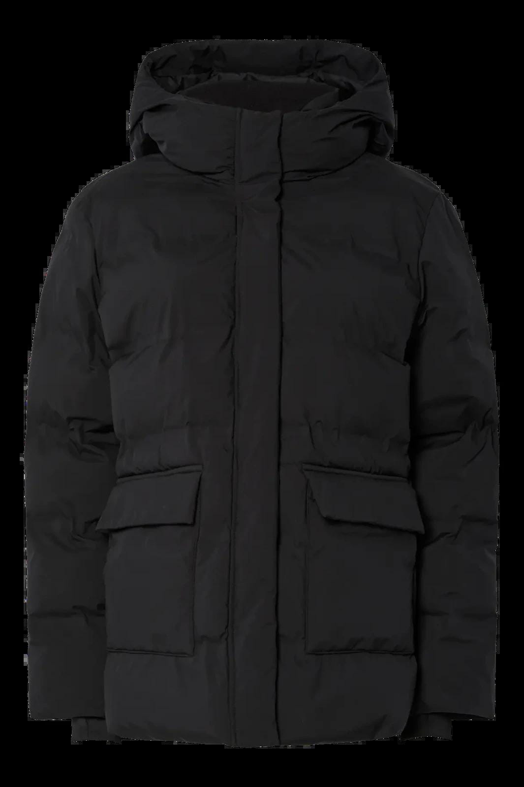 Pieces - Pcnorma Puffer Jacket - 4643991 Black Jakker 