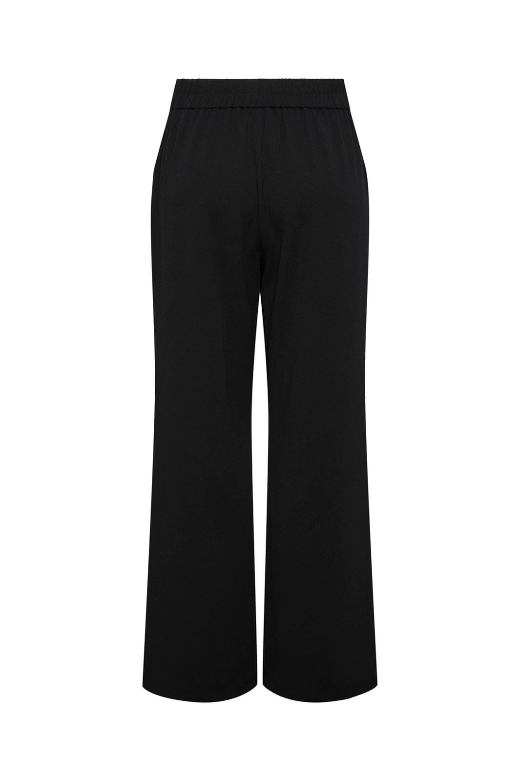 Pieces, Pcnula Hw Wide Pants, Black
