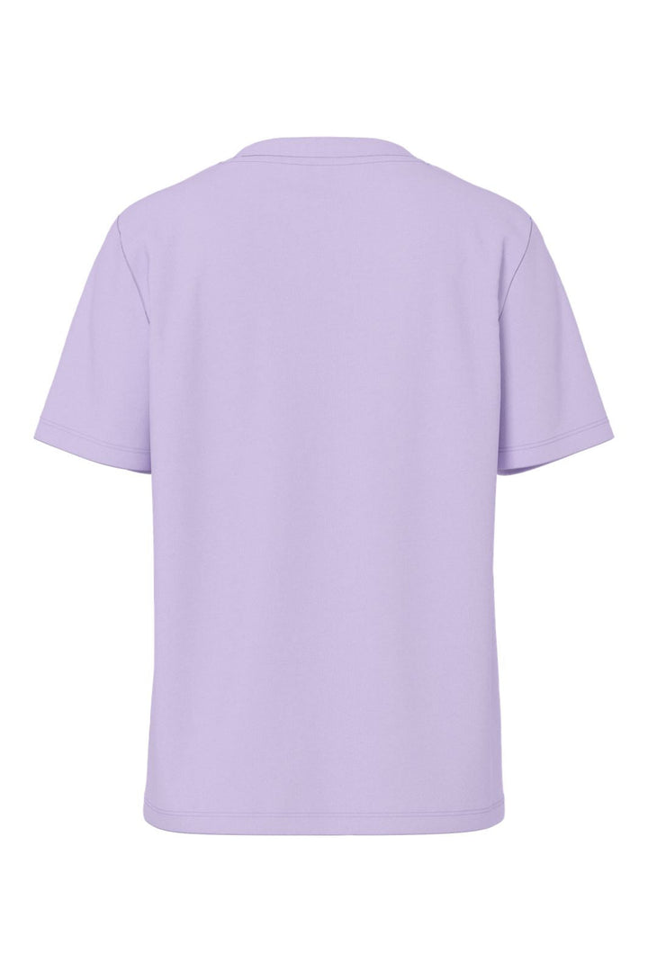 Pieces - Pcria Ss Solid Tee - 4706715 Pastel Lilac