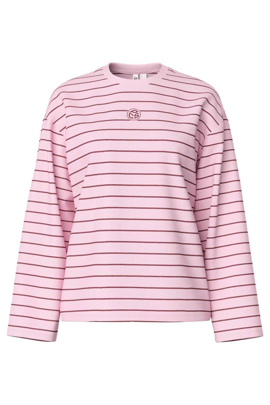 Pieces - Pcsadie Ls Barrel Sleeve Top - 5129572 Roseate Spoonbill Tawny Port