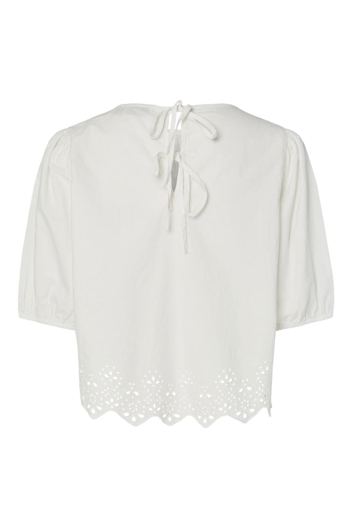 Pieces - Pcsalmina 2/4 Top - 4720278 Cloud Dancer