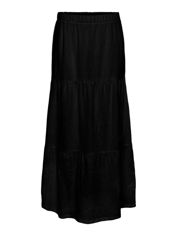 Pieces - Pcsikka Maxi Skirt - 4596609 Black