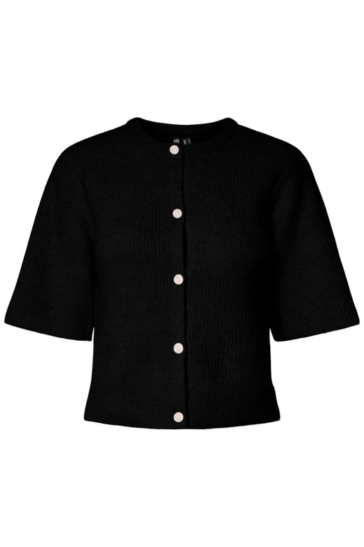 Pieces - Pcsilly Ss O-Neck Knit Cardigan - 4768112 Black