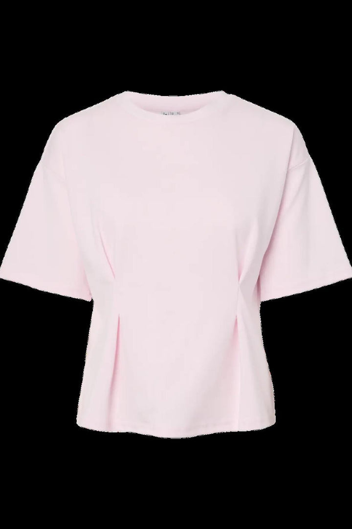 Pieces - Pcskylar Ss O-Neck Fitted Tee - 4960205 Cradle Pink T-shirts 