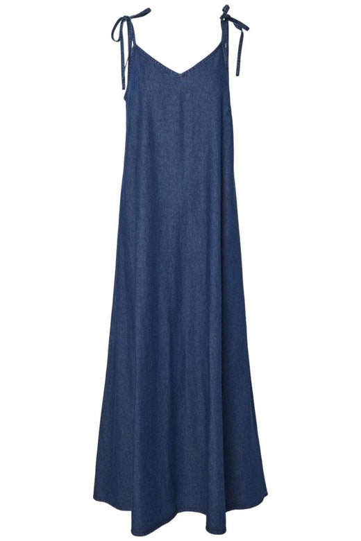 Pieces - Pctenim Slip Ankle Dress - 4755400 Medium Blue Denim Kjoler 