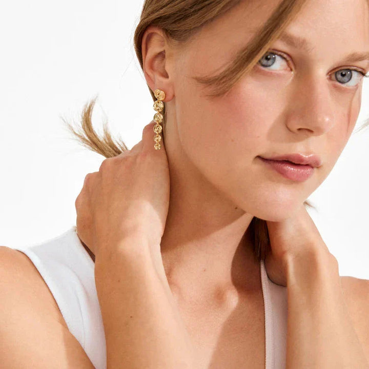 Pilgrim - Air Earrings Gold-plated 262612053 - Gold Plated Øreringe 