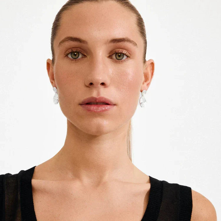 Pilgrim - Air Earrings Silver-plated 102616013 - Silver Plated Øreringe 