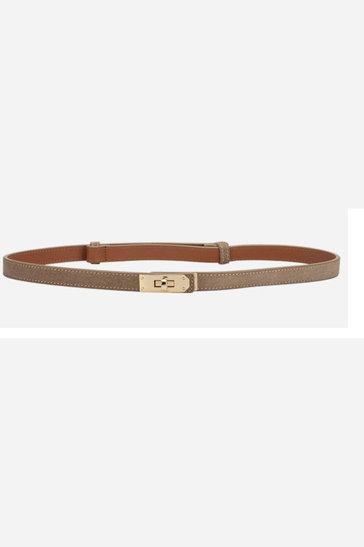 Plissé Copenhagen - River Suede Belt 70-820-669 - Beige