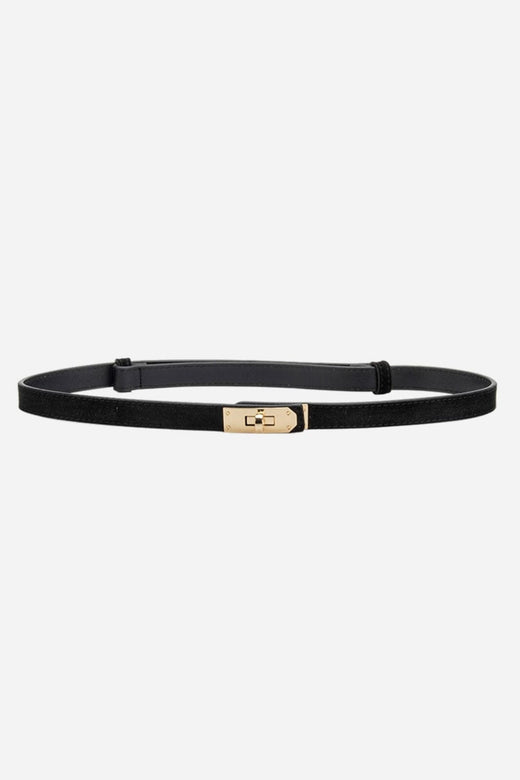 Plissé Copenhagen - River Suede Belt 70-820-669 - Black