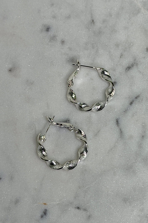 Rooted - Luise Small Earring - Forsølvet Øreringe 