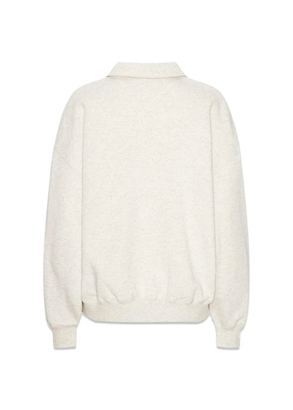 Rotate - Classic Sweat Polo 1163733070 - 3070 White Melange Sweatshirts 