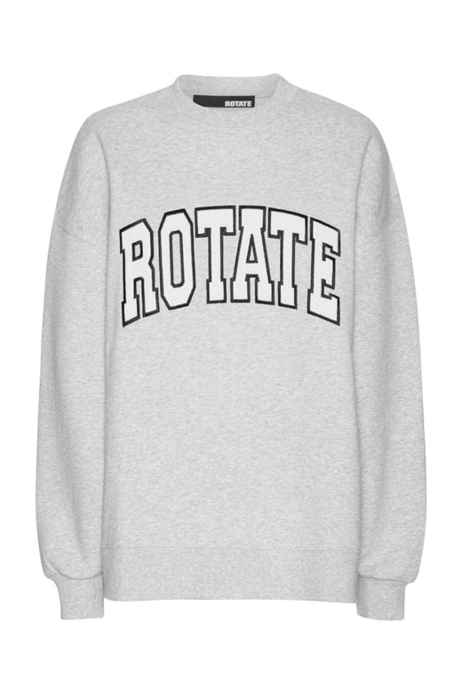 Rotate - Heavy Sweat Crewneck 1134271473 - 1473 Light Grey Melange Sweatshirts 
