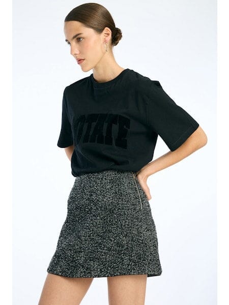 Rotate - Jersey Oversized T-shirt 115326100 - 100 Black T-shirt 