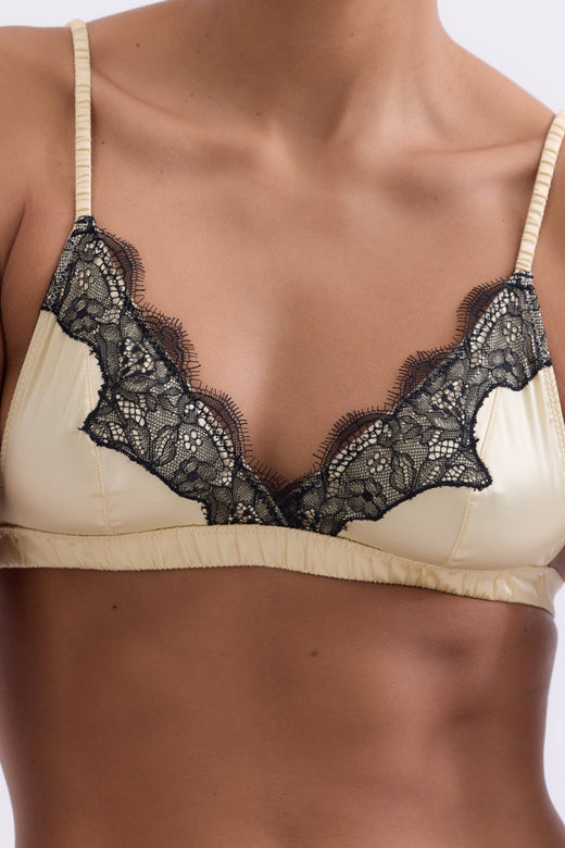 Rotate - Lace Trim Bralette 1163881366 - 1366 Italian Straw BH 