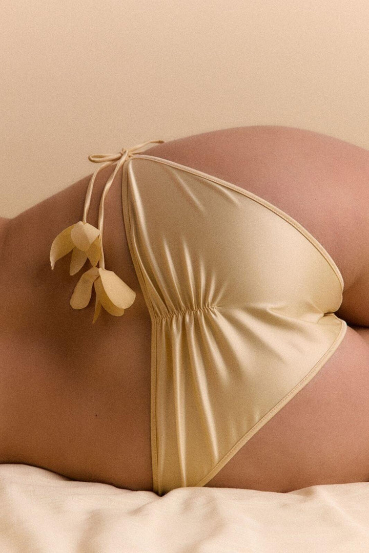 Rotate - Mid-waist Bikini Briefs 1163931366 - 1366 Italian Straw Bikinier 